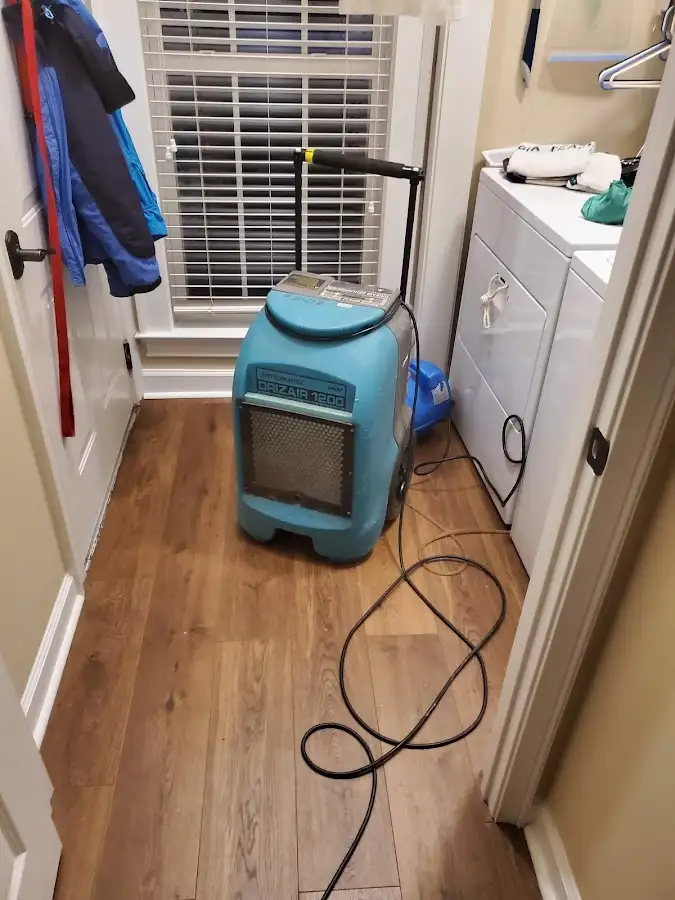 Commercial dehumidifier deployed for Flood Damage Cleanup in Peru